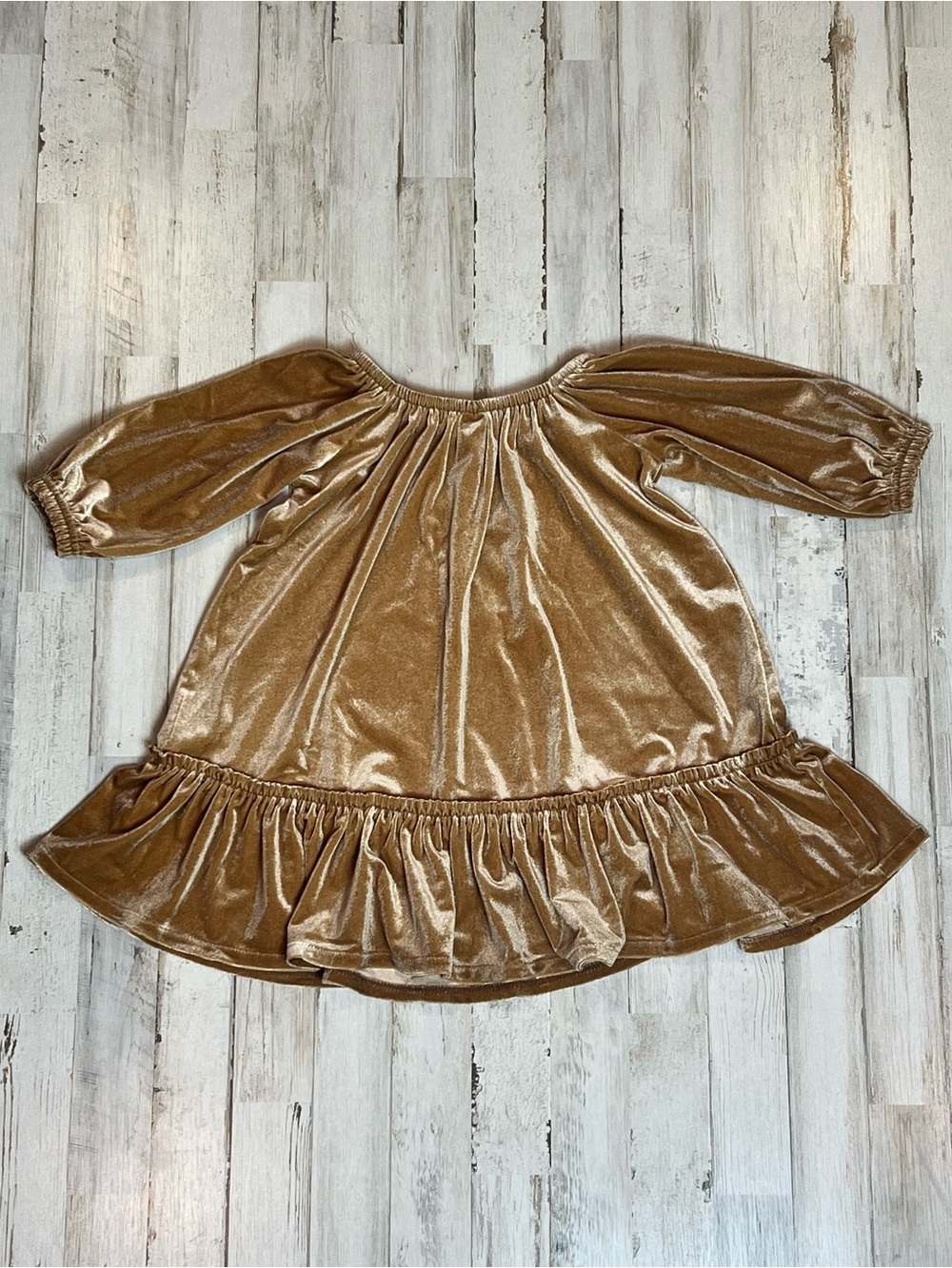 Old Navy Puffy Sleeve Velour Dress